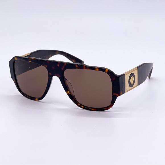Versace Other - NEW VERSACE VE4436U 108/73 UNISEX HAVANA BROWN SUNGLASSES VERSACE MOD 4436U